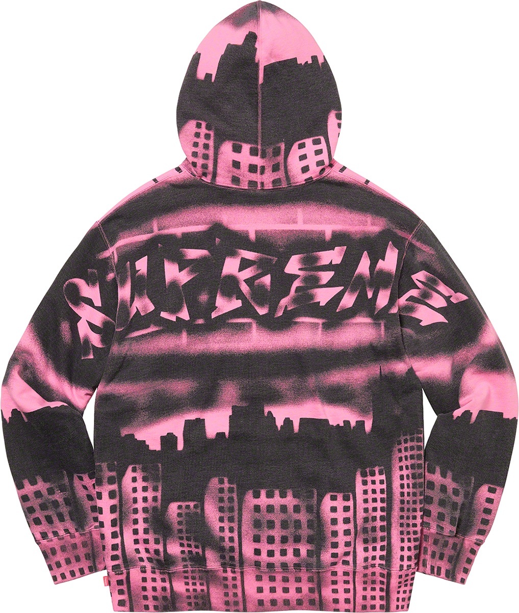 Supreme®/New York Yankees™Airbrush Hooded Sweatshirt view 3